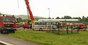 Schwerer Unfall mit Reisebus Lohmar Donrather Dreieck P567